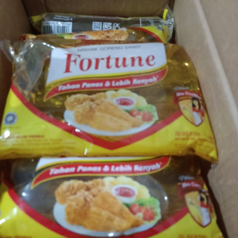 Fortune bantal 1liter minyak goreng harga eceran