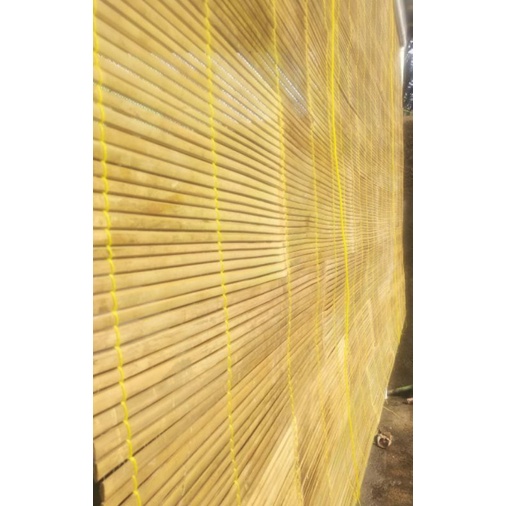 tirai gulung bambu kerai sawit termurah ukuran 1x2m