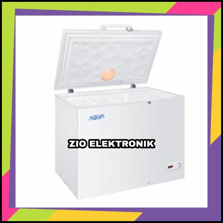 Chest Freezer Aqua Aqf 350 Box Daging 300 Liter