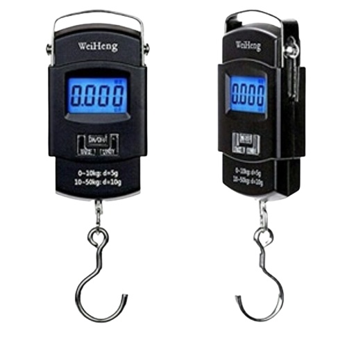 Timbangan Kecil Gantung Digital 50Kg - Timbangan Koper Digital Akurat - Timbangan Tas - Timbangan