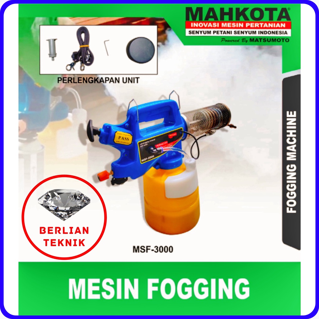 Mesin Fogging Machine Fogger Mini Mahkota MSF 3000