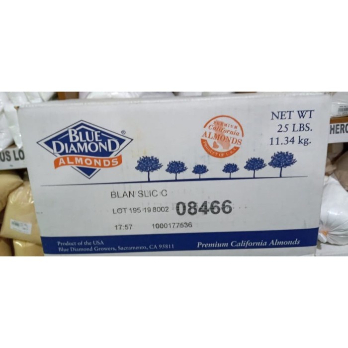 

Almond Slice Blue Diamond