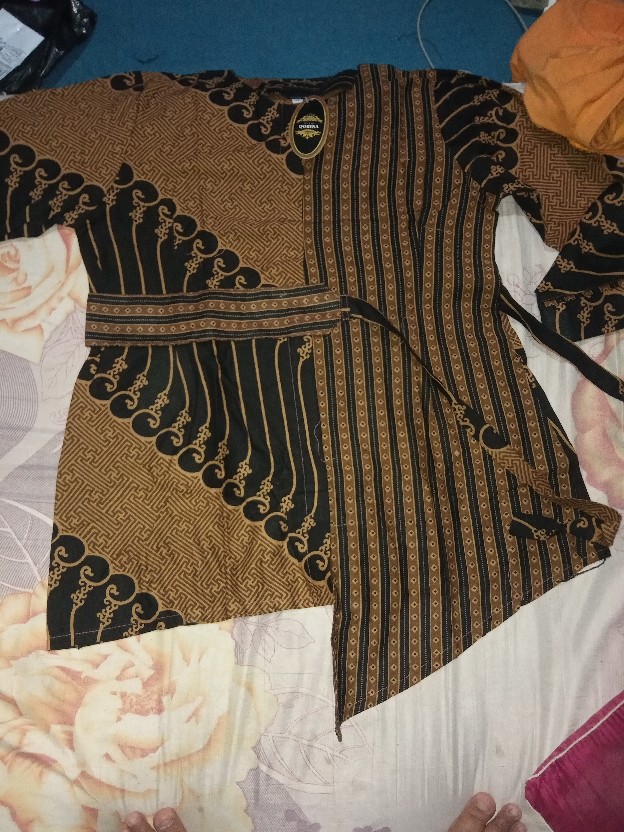 Batik Dolby Dolbi Dobby Tenun Sutra Tulis Katun Atbm Baron Atasan Batik Wanita Jumbo Xxlsogan Srg308