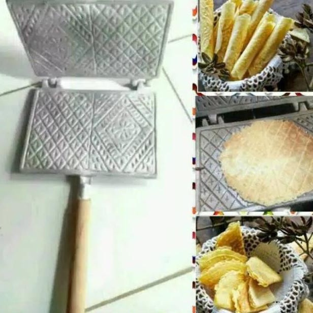 Opak gambir / kue semprong / egg roll / opak gulung BONUS sotil mini