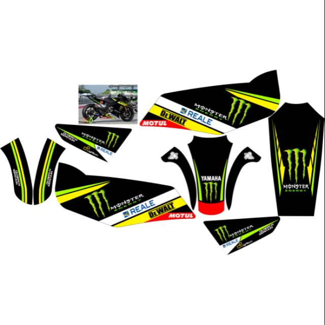 Decals rx king motif Yamaha tech3