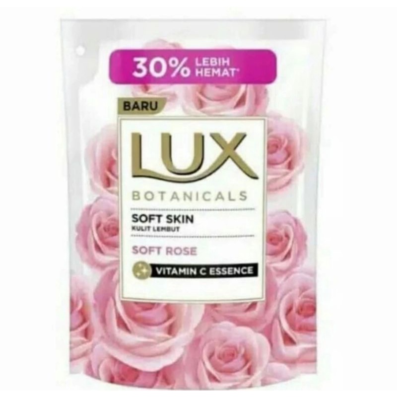sabun mandi cair lux botanical soft rose 450ml