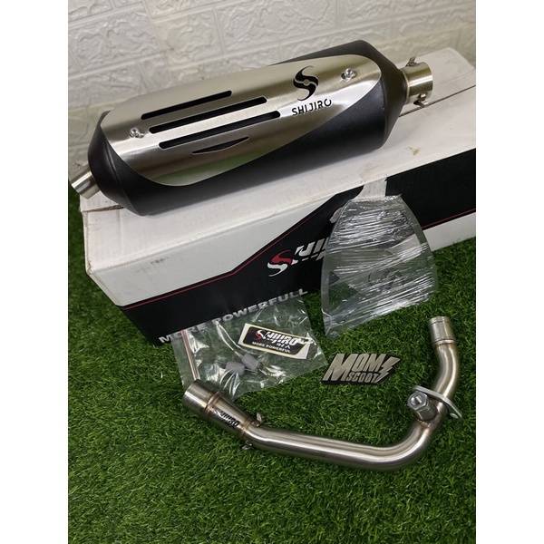 Knalpot Shijiro standar racing inlet 45