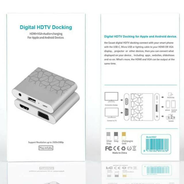 Digital HDMI Docking HDMI+VGA with Audio