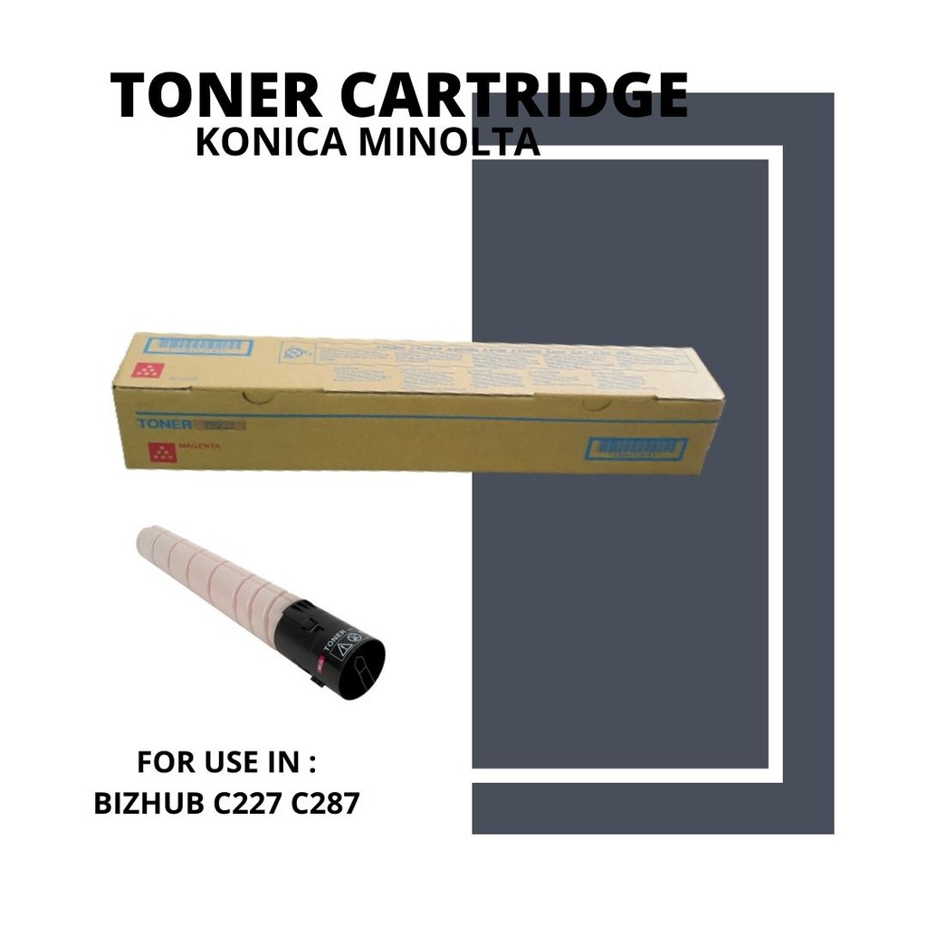 Toner Cartridge Konica Minolta TN 221 BIZHUB C227 C287 C367 1 PAKET 4 WARNA