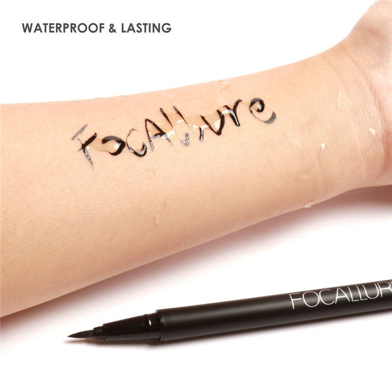 FOCALLURE Waterproof Quick Drying Black Liquid Eyeliner Pencil Eye Makeup