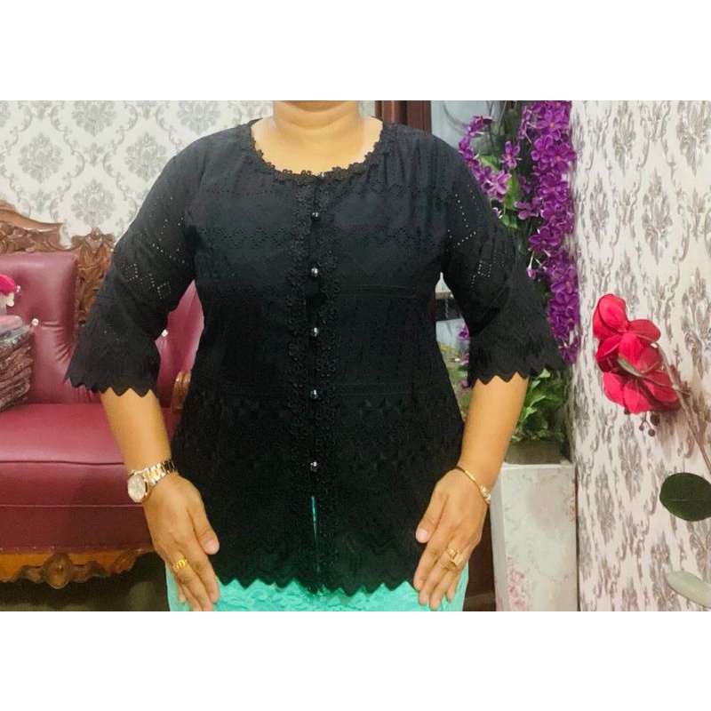 Blouse katun bolong jumbo