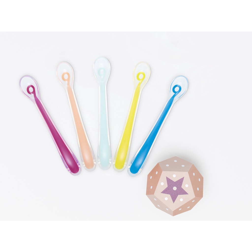 BABYMOOV - Silicon Spoon (1pcs) - Azur / Sendok makan bayi / Sendok Bayi Mpasi