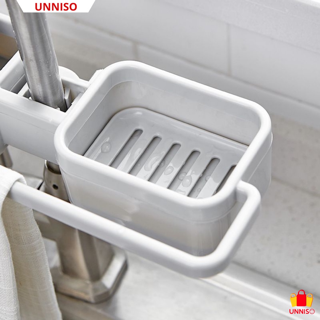 UNNISO - Kitchen Sink Faucet Storage Rack Tempat Spons FSR1