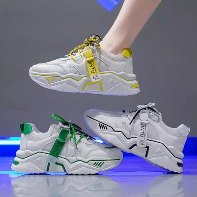 Sepatu jintu korean style - sneakers wanita jintu - sepatu jintu murah NB057