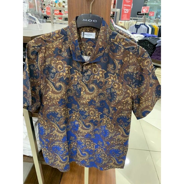 MOC kemeja batik lengan pendek L