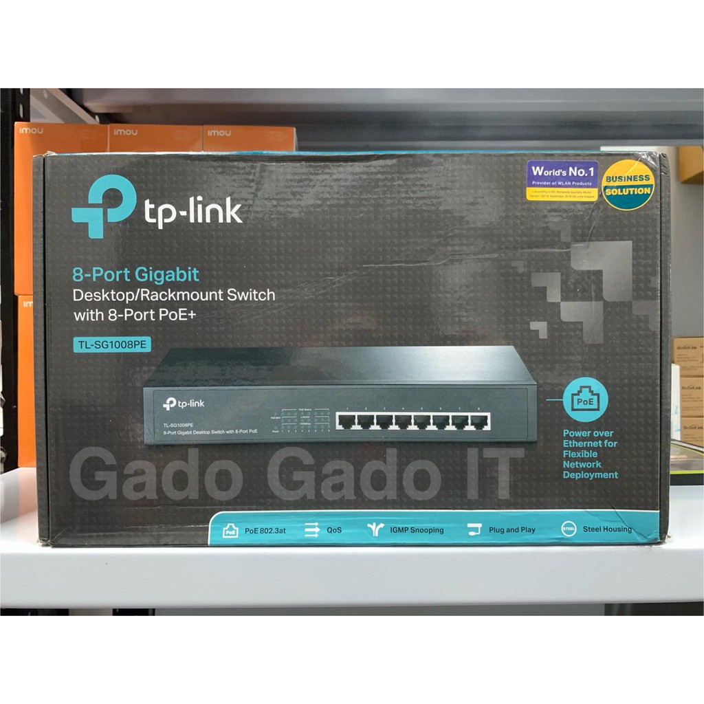 Desktop Switch TP-LINK TL-SG1008PE 8-Port PoE+ 1000Mbps