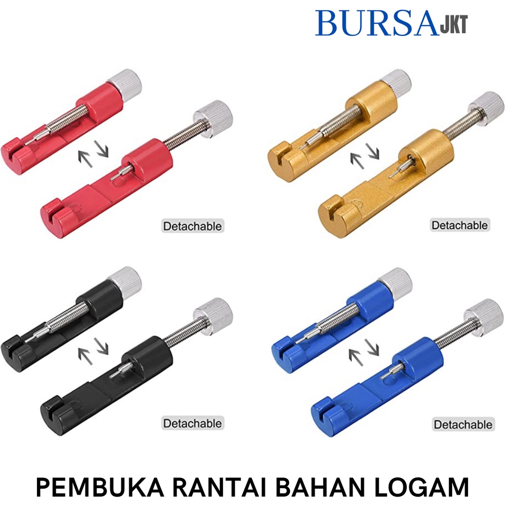 PEMOTONG &amp; PEMBUKA RANTAI JAM TANGAN ARLOJI BAHAN LOGAM PIN REMOVER KIT