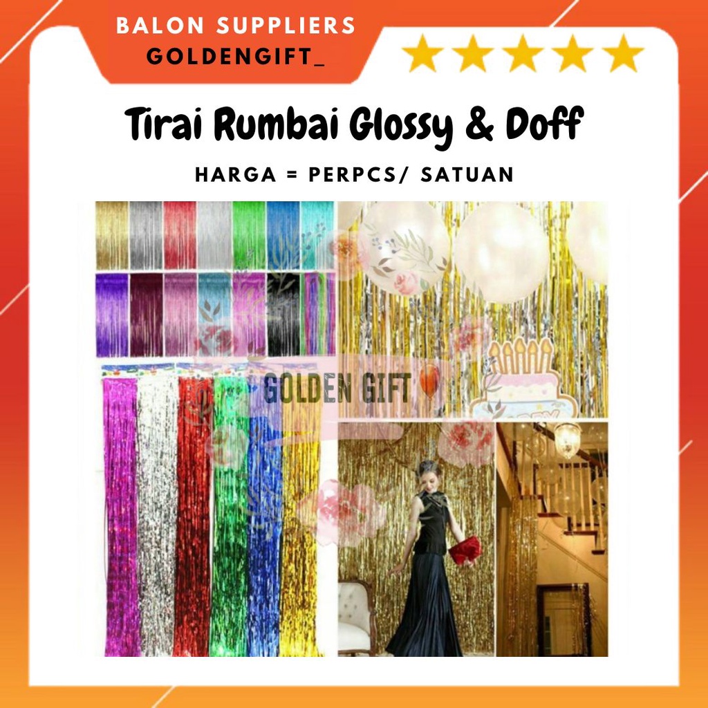 Jual TIRAI RUMBAI PLASTIK/TIRAI RUMBAI PESTA/TIRAI RUMBAI WARNA WARNI ...
