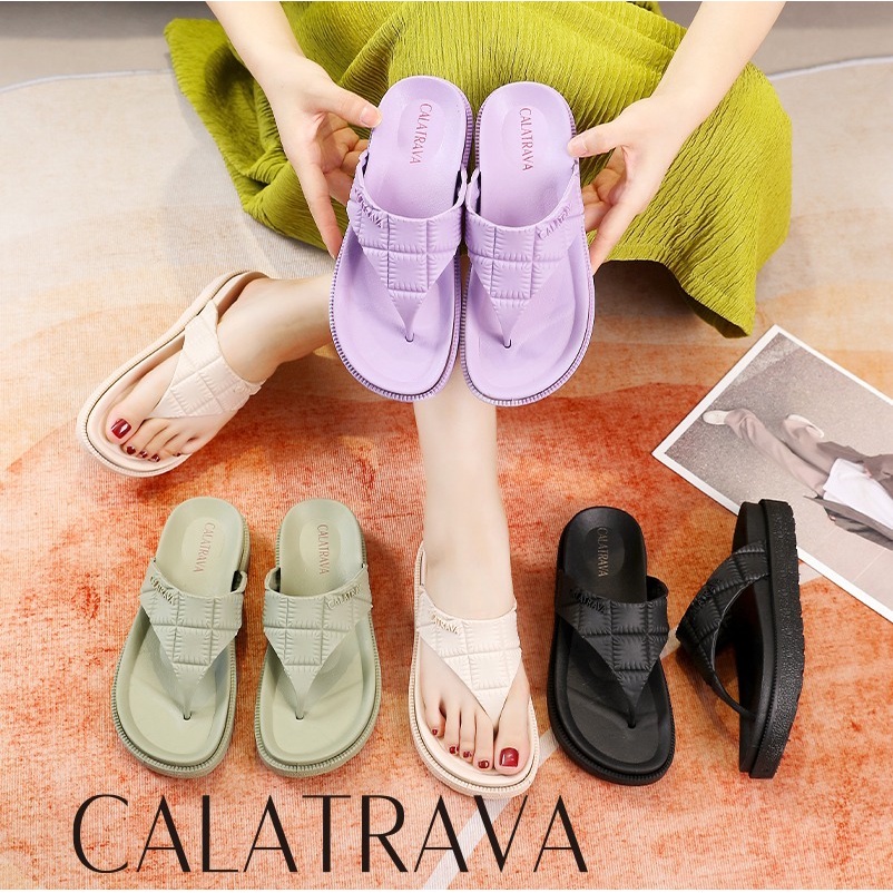 SENDAL JEPIT WEDGES EMPUK CALATRAVA 1605-5