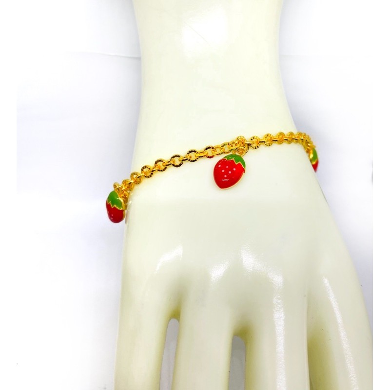 gelang wanita//gelang juarai strobery//gelang //perhiasan