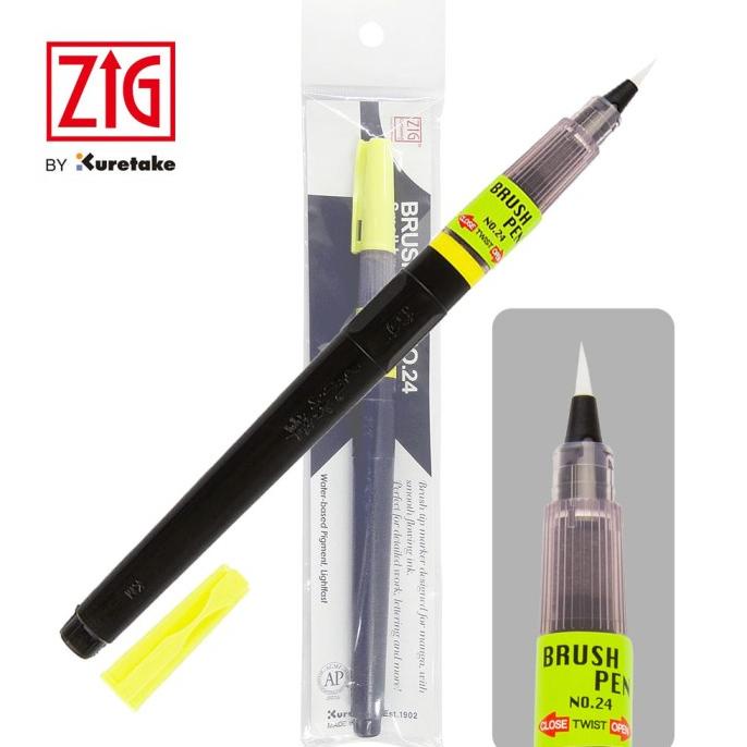 

(BISA COD) ZIG CARTOONIST BRUSH PEN No.24 (CNDL152-24S) SALE Kode 1144