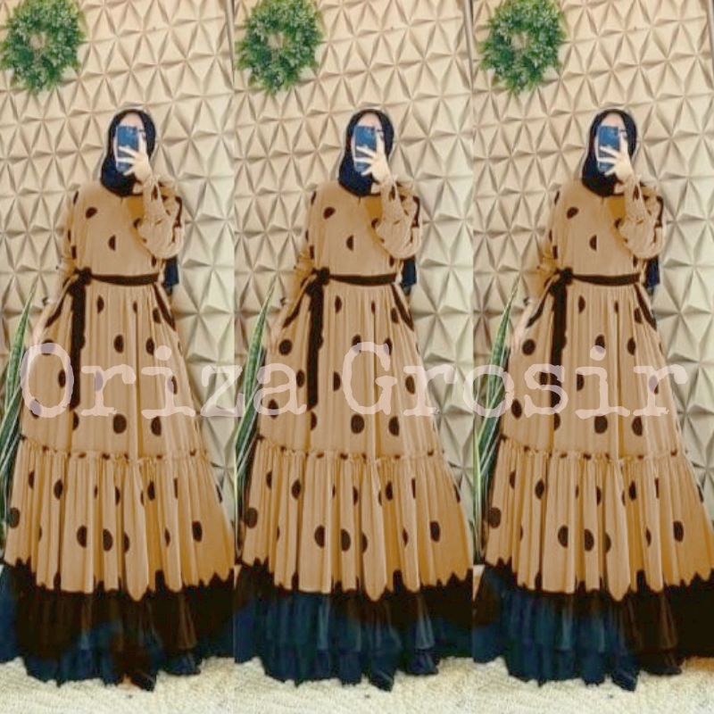 [PROMO] GAMIS POLKADOT REMPEL KELILING SUPER JUMBO XXL_GAMIS POLKADOT MONALISA_GAMIS POLKADOT CERUTY_GAMIS TERLARIS_GAMIS TERMURAH_POLKA  REMPEL KELILING SUPER JUMBO-5-XXXL[125-145KG] GAMIS MONALISA REMPEL CERUTY/BUSUI/TALI PINGGANG