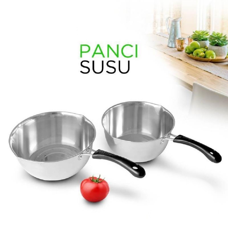 Panci mie Stainles steel Panci Susu Paling murah 18cm Sauce Pan - Panci Rebus Air Mie