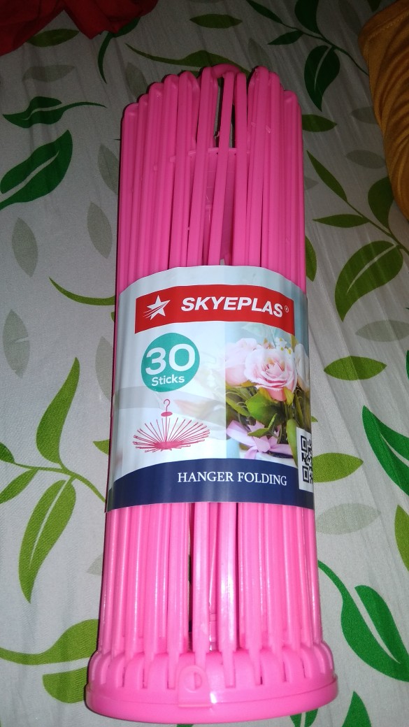 Folding Hanger 30 Sticks / Hanger Baju Bayi / Hanger Baju Lipat