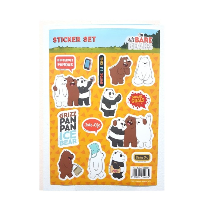 

We Bare Bears Sticker Sheet / sticker - General