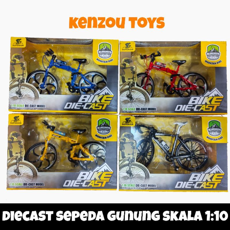 Diecast Bike Sepeda Gunung Skala 1:10