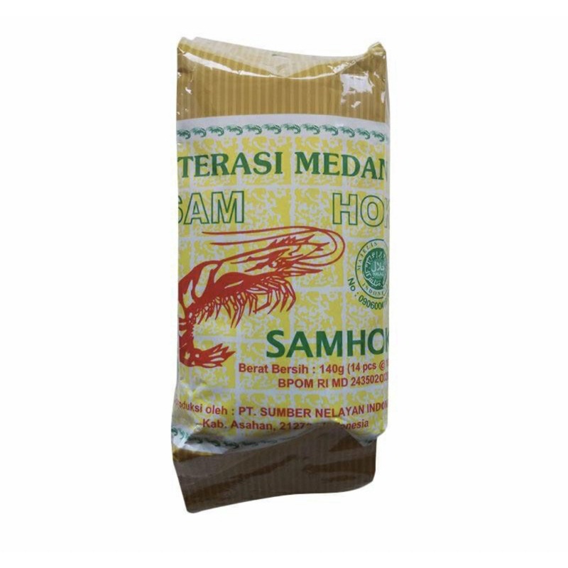 

Terasi Udang Samhok per pack, isi 14 pcs x 10 gram