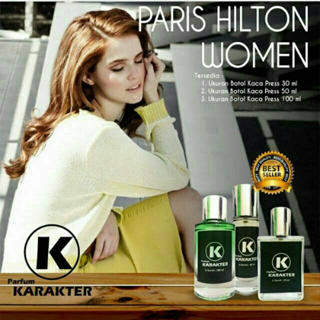 PARFUM CEWEK KARAKTER AROMA PARIS HILTON WOMEN 50ML - ORIGINAL