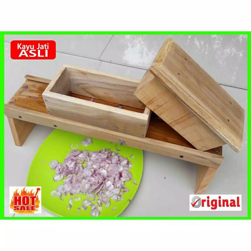 PASAH SERBAGUNA  KAYU JATI [ BAWANG & PISANG ]