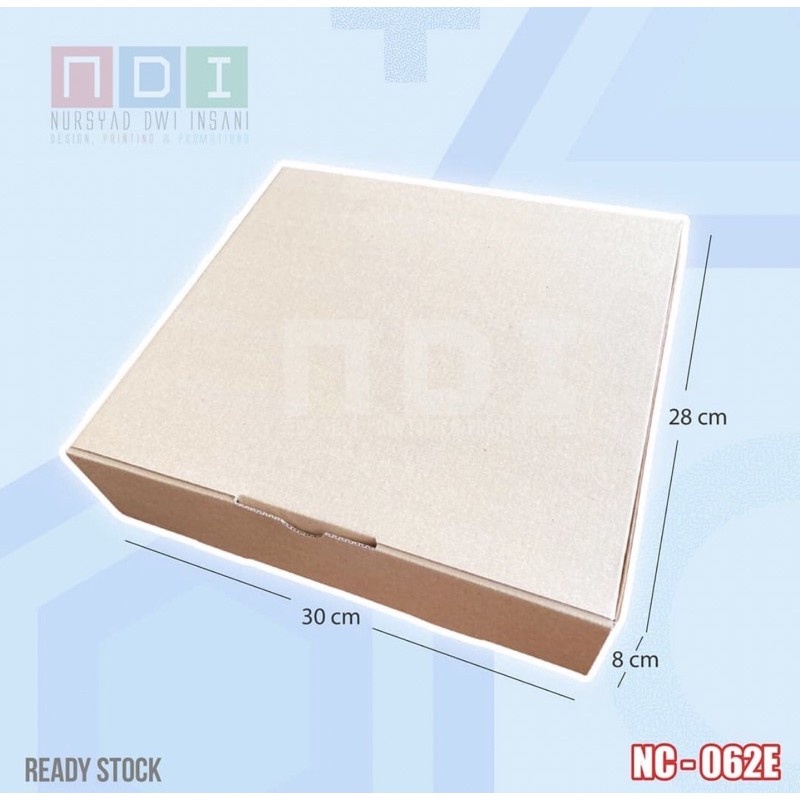 

DUS BOX CORRUGATED 1 PAK (ISI 20 pcs) Uk. 30x28x8cm