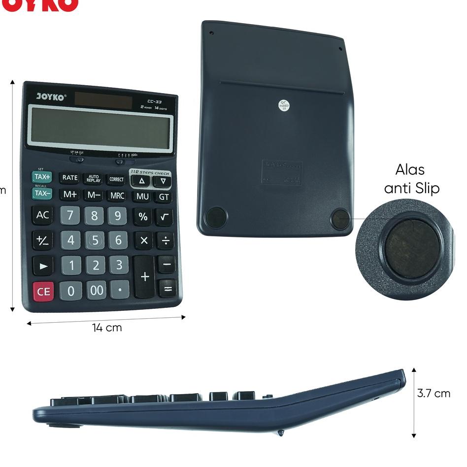 

Calculator Kalkulator Joyko CC-33 14 Digits Check Correct .,