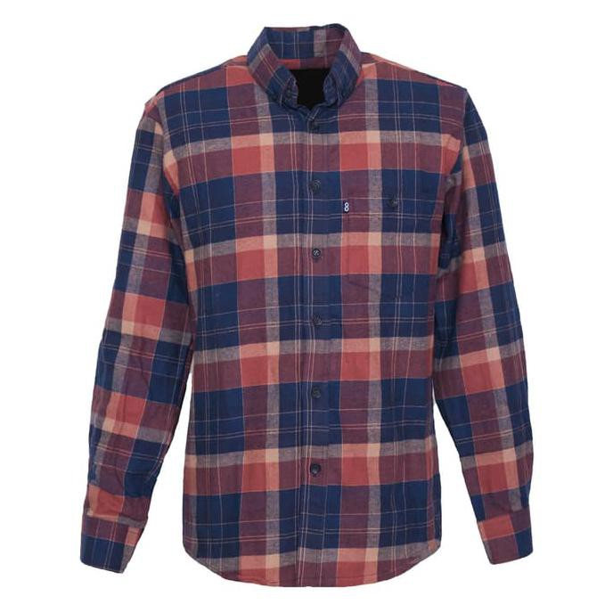 Pengiriman Cepat BROODIS FLANEL KEMEJA PRIA MOTIF TERBARU DARK MANCHESTER - S MURAH