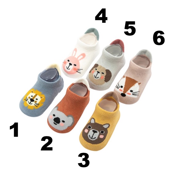 KS6 | KAOS KAKI Tanduk ANAK BAYI MOTIF GAMBAR ANIMALS HEWAN LUCU BAHAN KATUN KNIT NYAMAN DI PAKAI IMPORT RUZAIN MALL