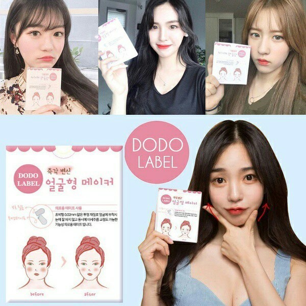 LT- [25GR] DODO LABEL FACE LIFT TAPE FOR V SHAPE / STIKER PENIRUS WAJAH