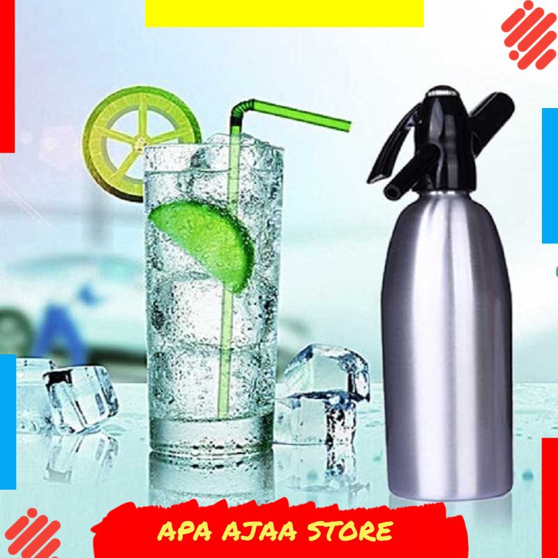 Best Seller ! AFFORANY DIY Botol Pembuat Soda Siphon Maker Bartender CO2 1L