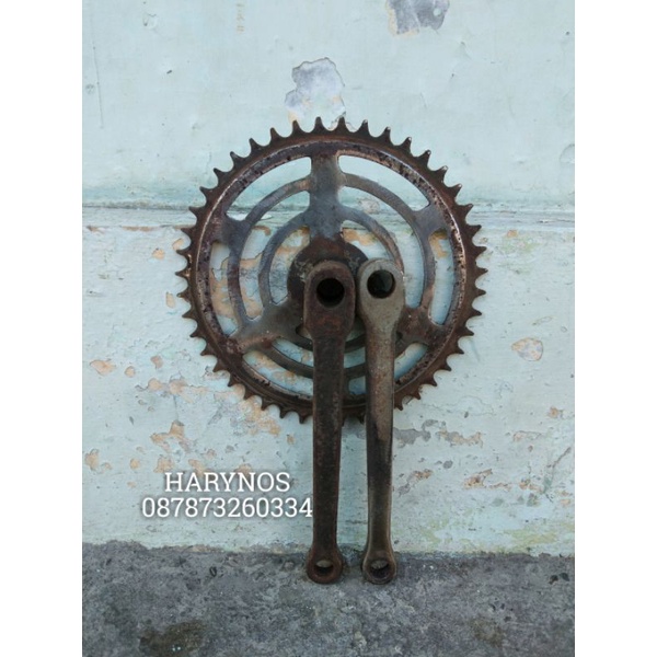 gear fongers gear onthel fongers crank  sepeda onthel fongers