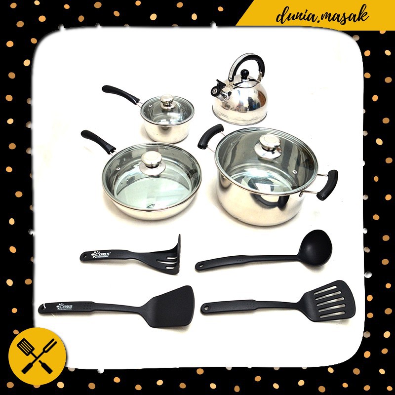 Panci Set Stainless Cyprus Sunday By Sophie Paris Unik Murah Berkualitas