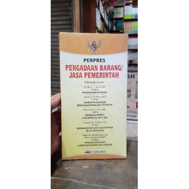 

BUKU PERPRES PENGADAAN BARANG / JASA PEMERINTAH