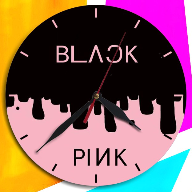 Jam Dinding Custom Gambar Blackpink Korea / Jam Dinding Keren TERMURAH