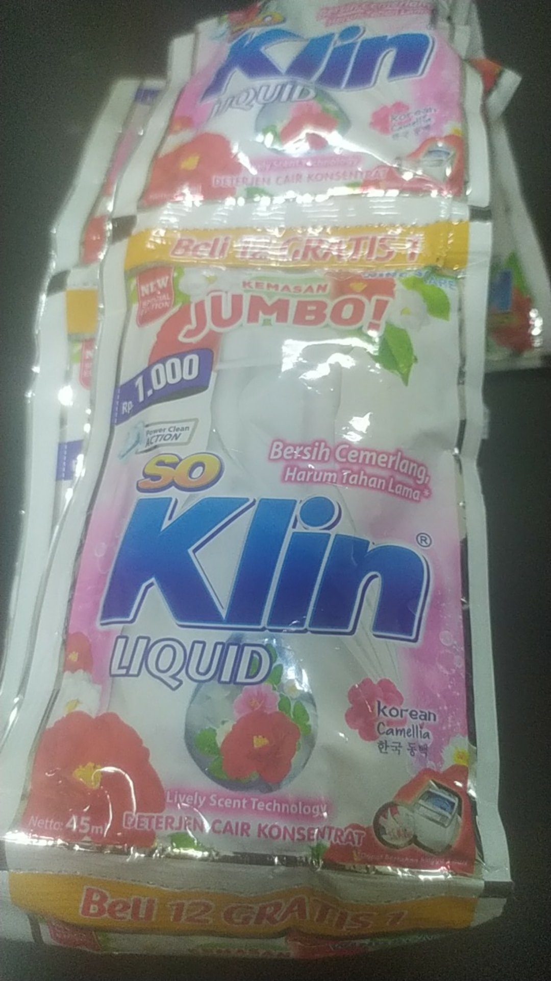 So Klin Liquid Jumbo Satu Renceng Isi 13