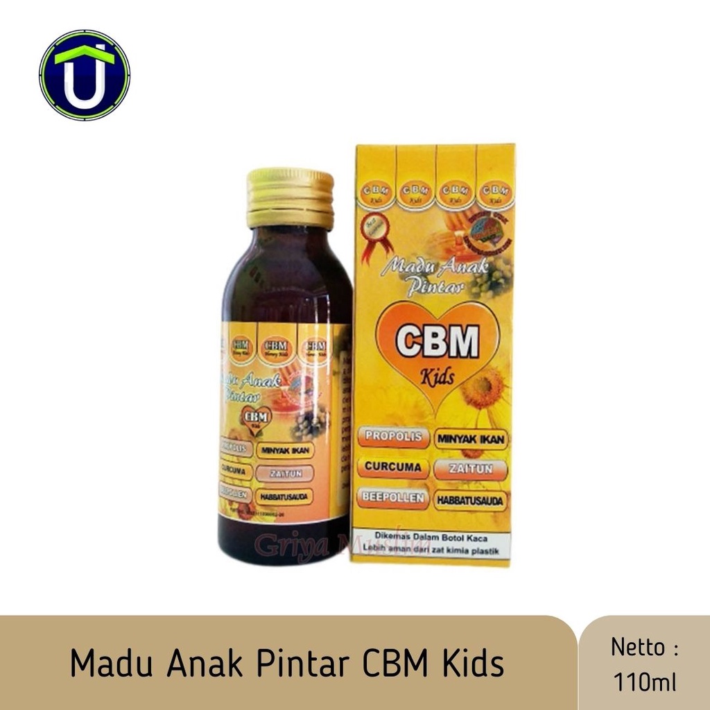 

MADU ANAK PINTAR ANAK MADU SUPLEMEN OTAK ANAK NUTRISI OTAK ANAK CBM KIDS | 110 ML