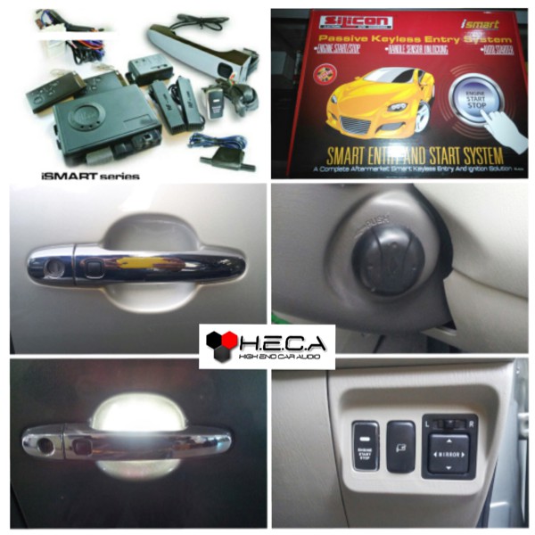 iSmart Alarm Mobil Pintar SILICON Khusus TOYOTA Smart Keyless Entry