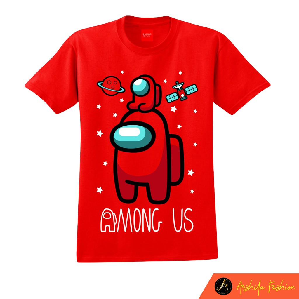 Kaos Anak Sablon Motif Karakter  Kartun Bahan Combed 20s usian 1 - 12 Tahun