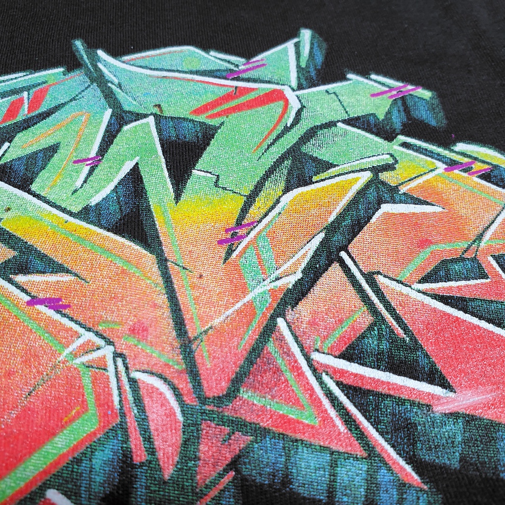 MDFK Ashtwo wild style graffiti t shirt (artist series)