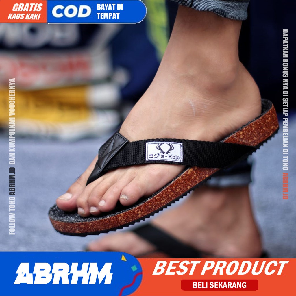 ABRHM Sandal Jepit Pria Sandal Pria Keren Sendal Jepit Cowok Original Santai Sandal Cowo Kekinian