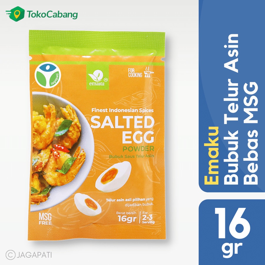 

Emaku - Salted Egg Powder (sachet) - Bumbu Telur Asin - Bumbu Masak
